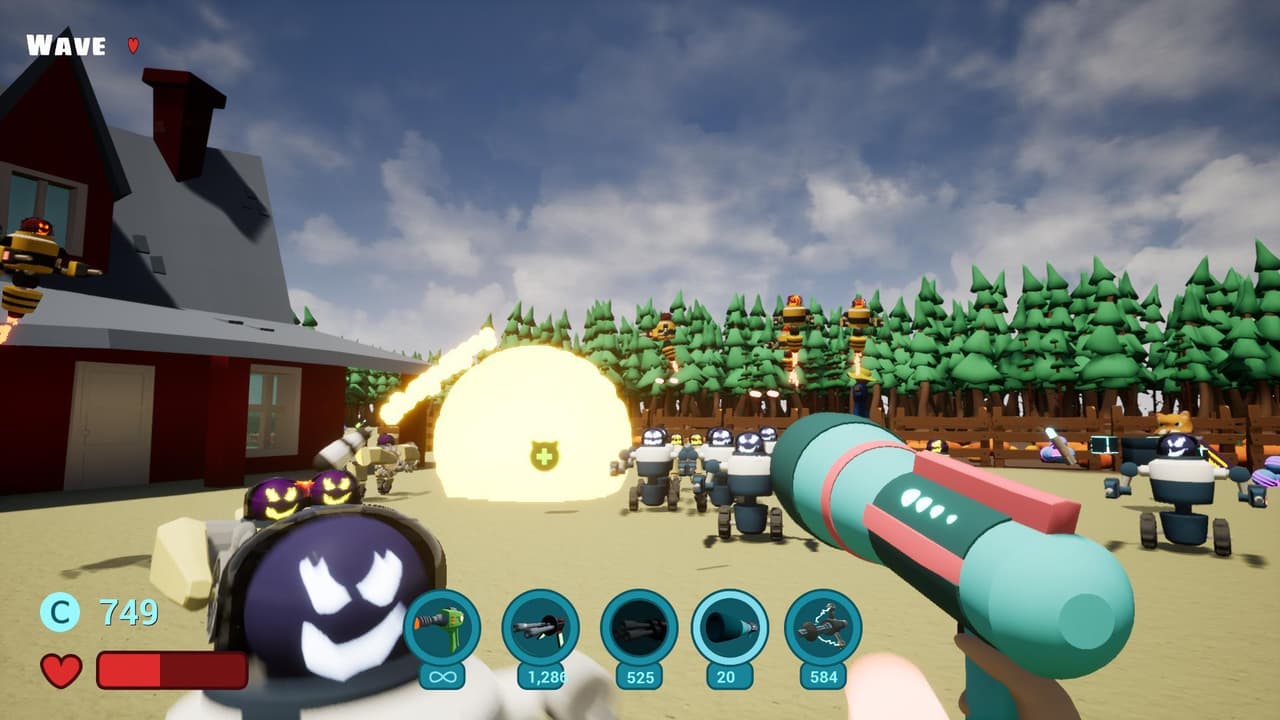 The farmer, the cat and space inviders screenshot 3