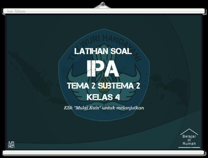 Latihan Soal Kelas 4 - IPA - Tema 2 Subtema 2