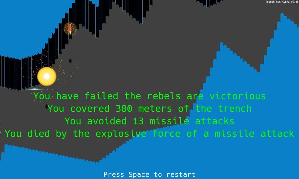 Trench Run (itch) (Heavens) screenshot 3