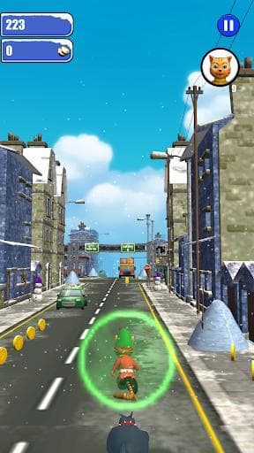 Leo Cat Ice Run - Frozen City screenshot 2