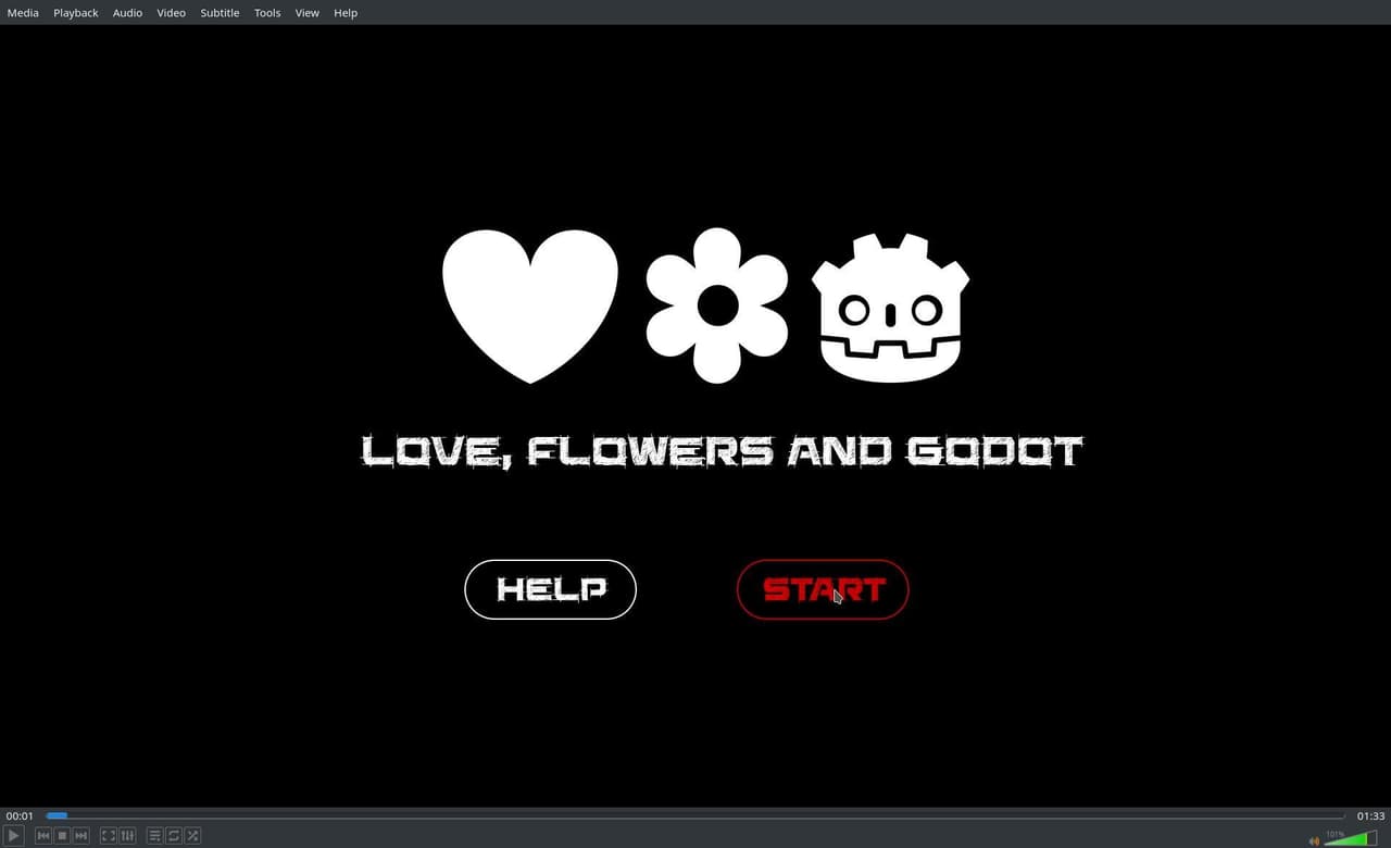 Love, flowers, Godot screenshot 3