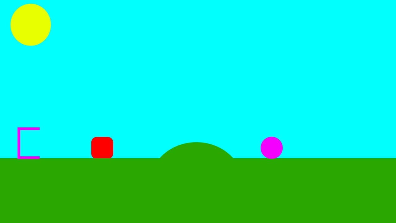 Square in an Empty World