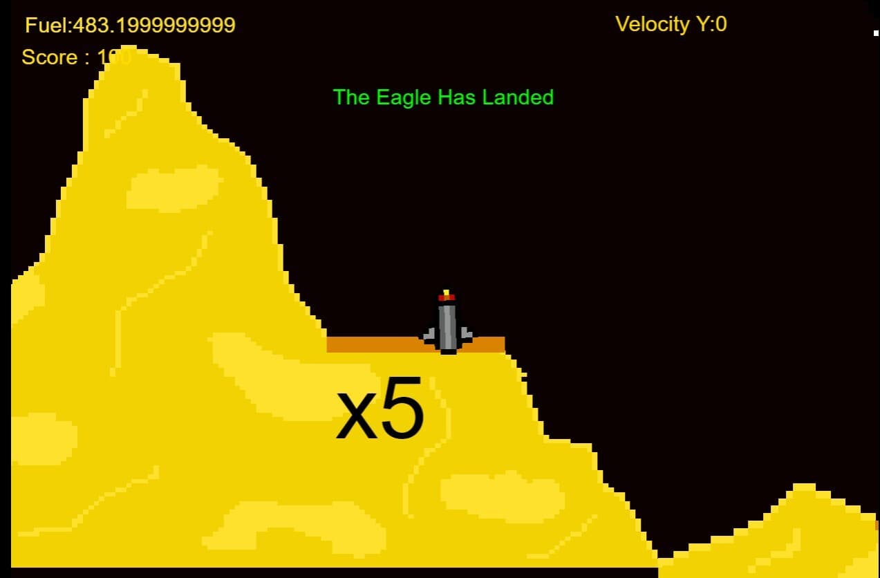 Cheesy Lander screenshot 2