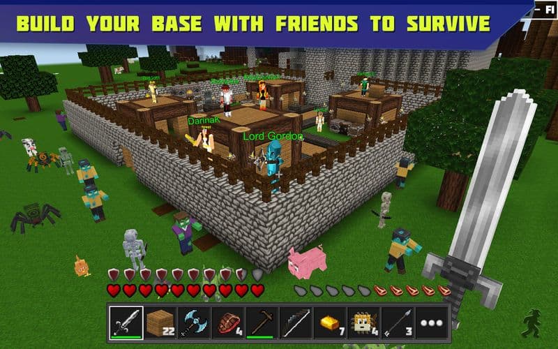 Planet of Cubes Survival Games screenshot 5