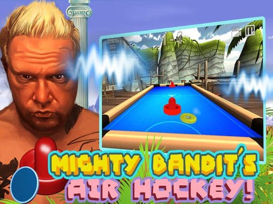 Mighty Bandit´s air hockey screenshot 2