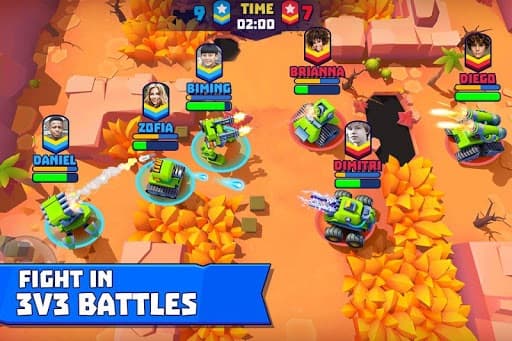 Tanks A Lot! - Realtime Multiplayer Battle Arena screenshot 2