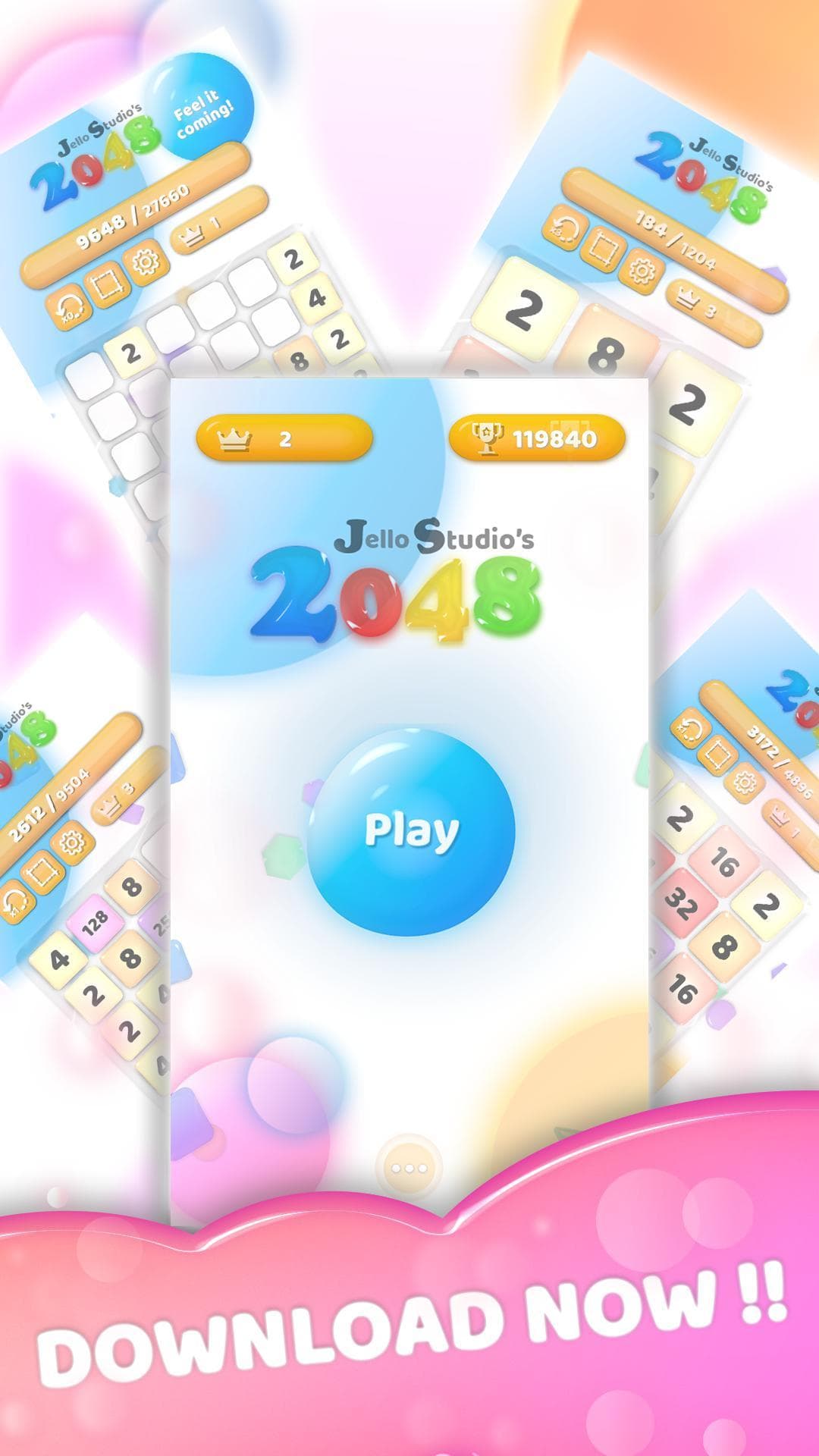 Jelly 2048 screenshot 2