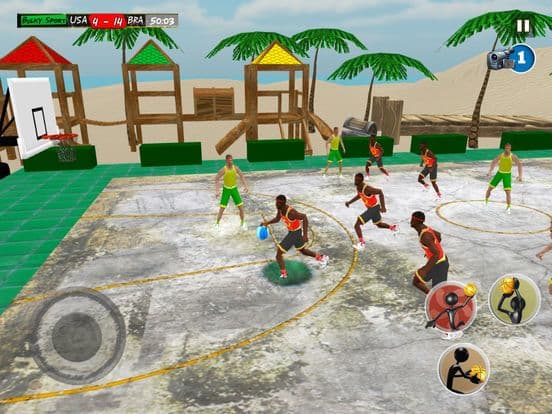 Beach Basketball 2017: Slam Dunk and hoops trainer screenshot 5