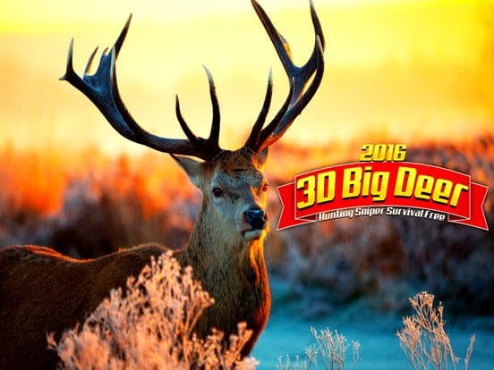 2016 3D Big Deer: Hunting Sniper Survival Pro screenshot 2