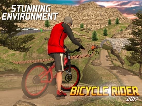 Offroad bicycle rider - uphill mountain BMX rider screenshot 4
