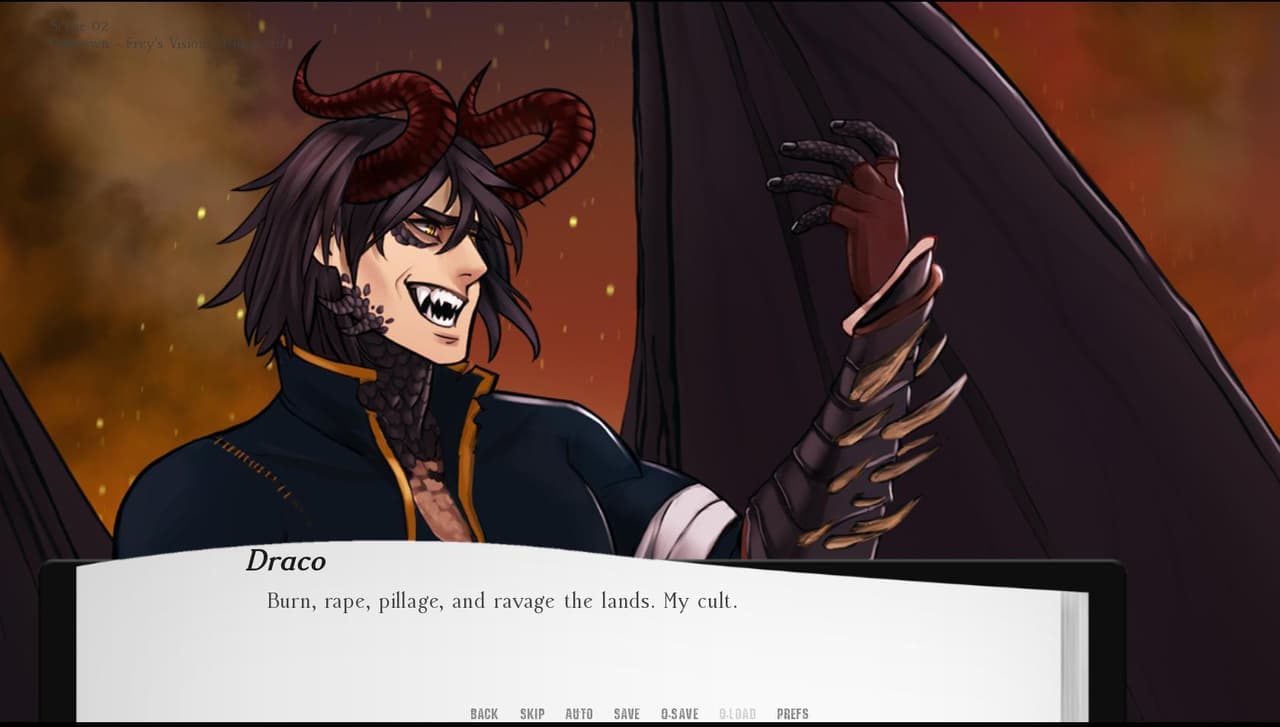 Dragon Tribe the Visual Novel Demo screenshot 2