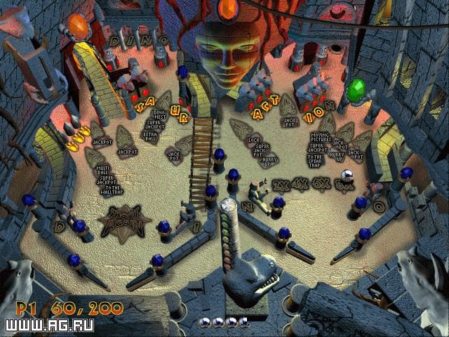 3-D Ultra Pinball: The Lost Continent screenshot 2