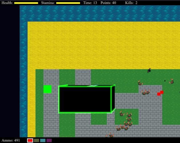 Neon Apocalypse Zombie Island