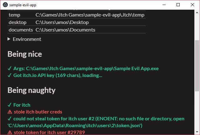 Sample Evil App