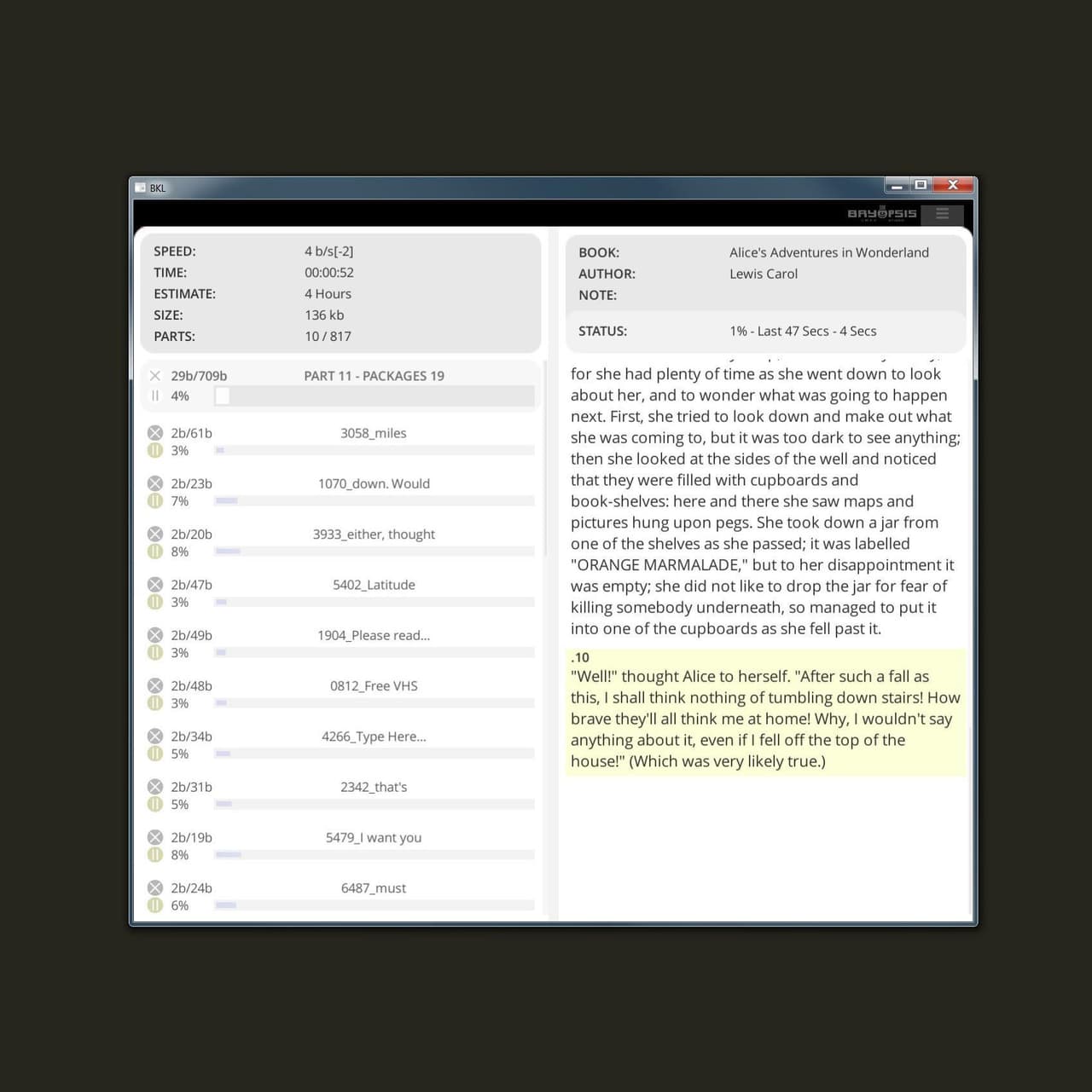 BKL Reader