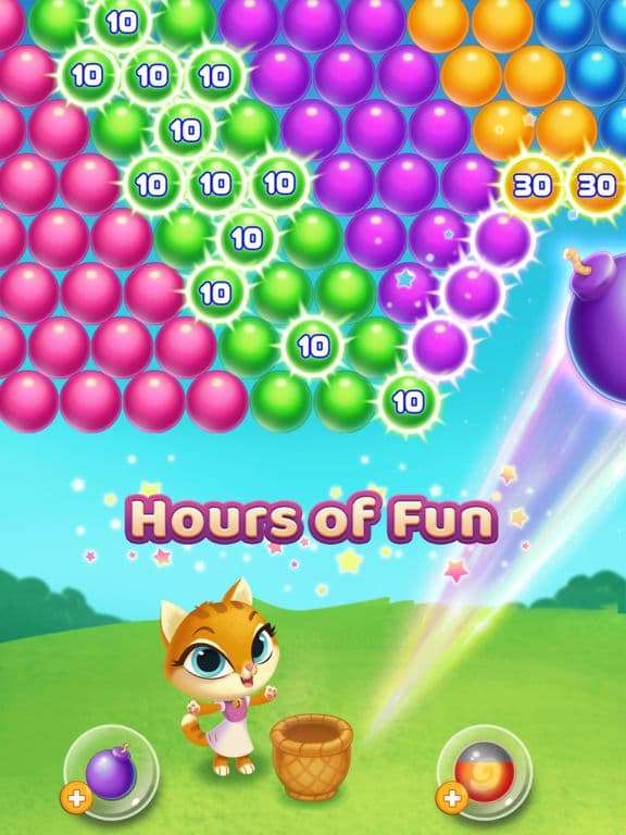 Kitty Pop Bubble Shooter screenshot 4