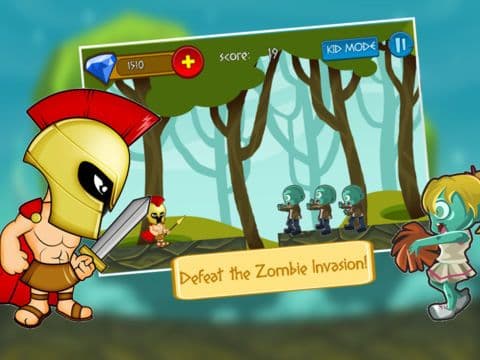 Sparta Wars 2048: Battle the Zombie Empire screenshot 2