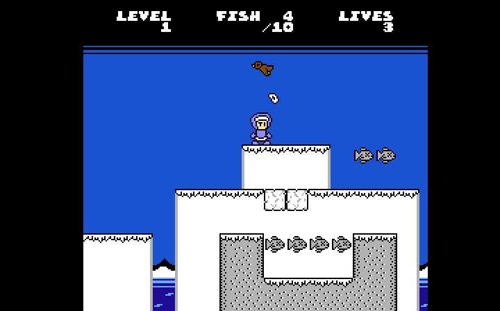 Eskimo Bob: Starring Alfonzo for NES screenshot 2