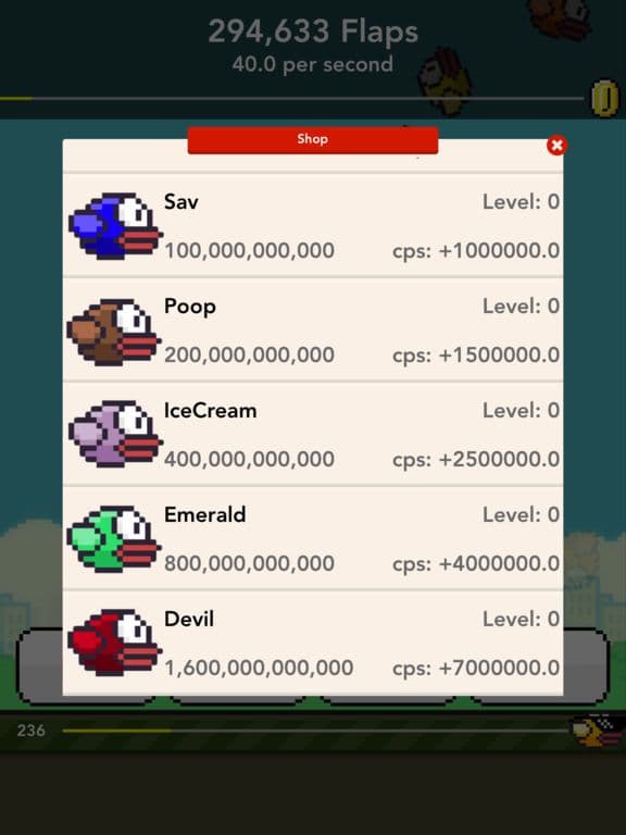 Super Flappy Clickers
