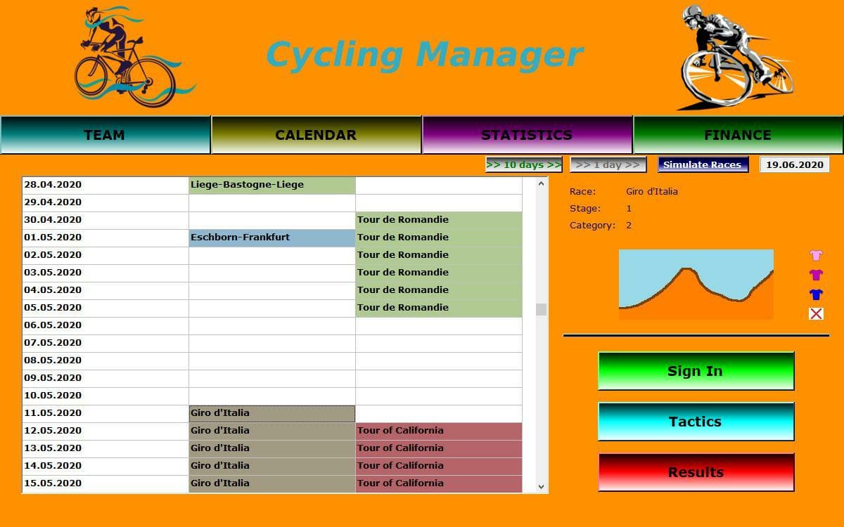 Cycling Manager (itch) screenshot 4