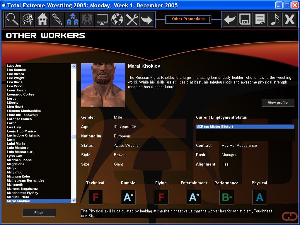 Total Extreme Wrestling 2005 screenshot 4