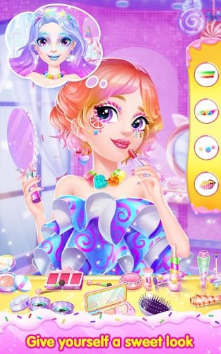 Sweet Princess Candy Makeup screenshot 3