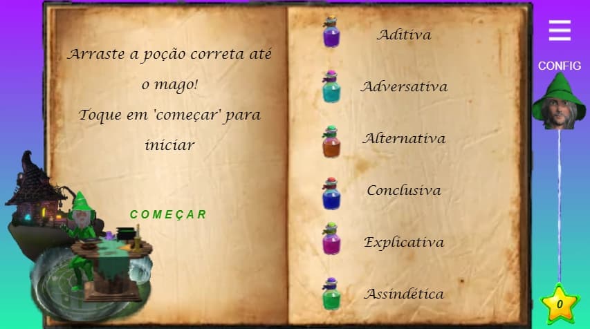 O livro mágico - Orações Coordenadas