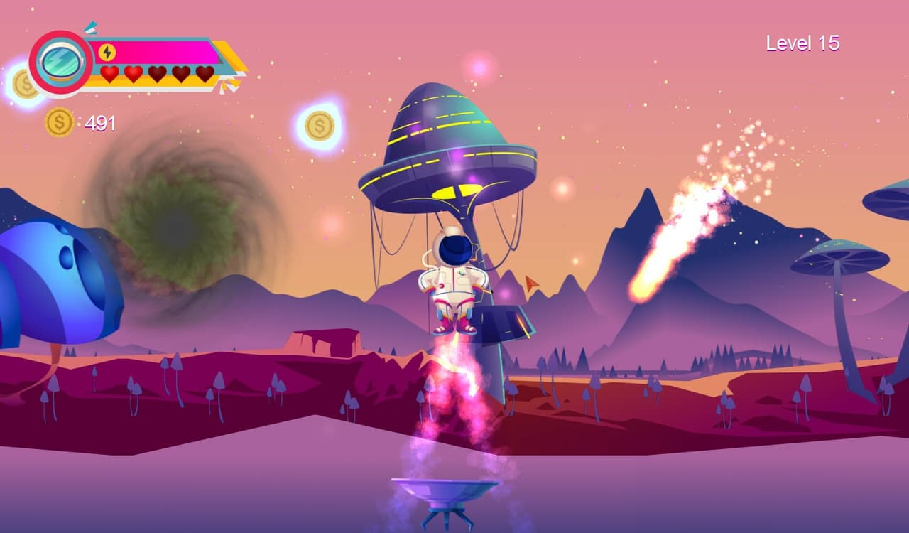Jetpack astronaut screenshot 2