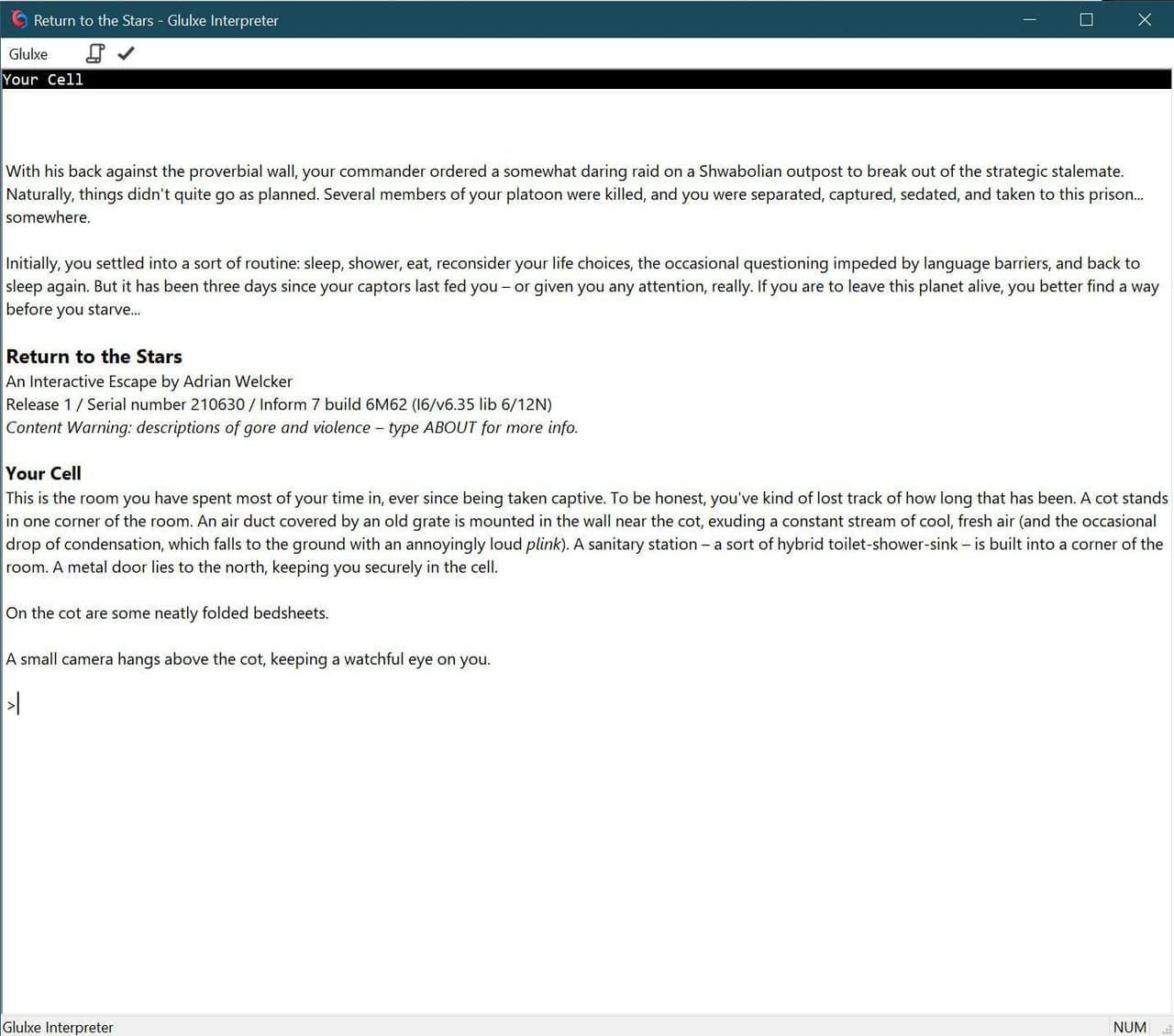 Return to the Stars (Adrian Welcker) screenshot 2