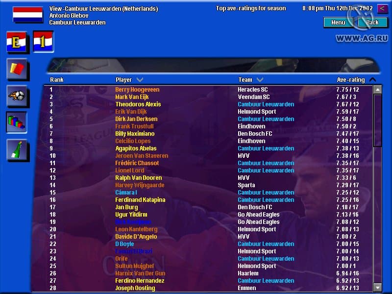Football Masters 2002/03 screenshot 6