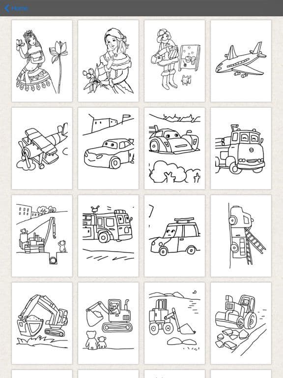 Kids Coloring Book - Doodle Pad 2in1