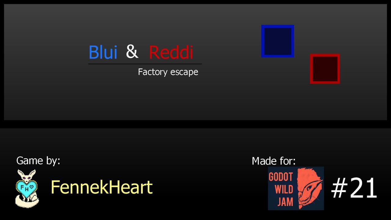 Blui and Reddi: Factory Escape screenshot 2