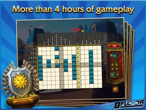 Fill and Cross. Royal Riddles HD Free screenshot 3