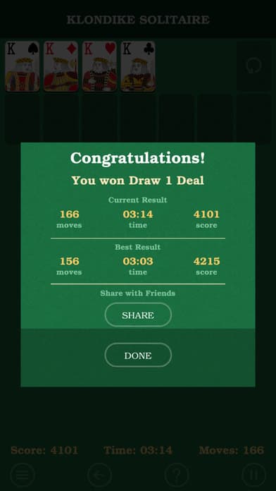 Solitaire. Classic Klondike patience card game. screenshot 4