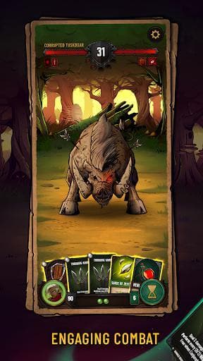 Dawncaster: Deckbuilding RPG screenshot 3