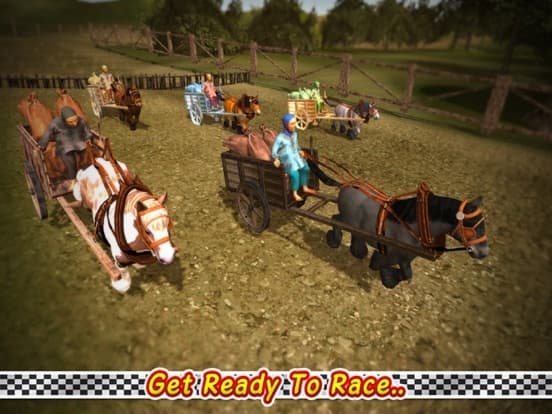 Horse Cart Racing Derby 3D screenshot 2