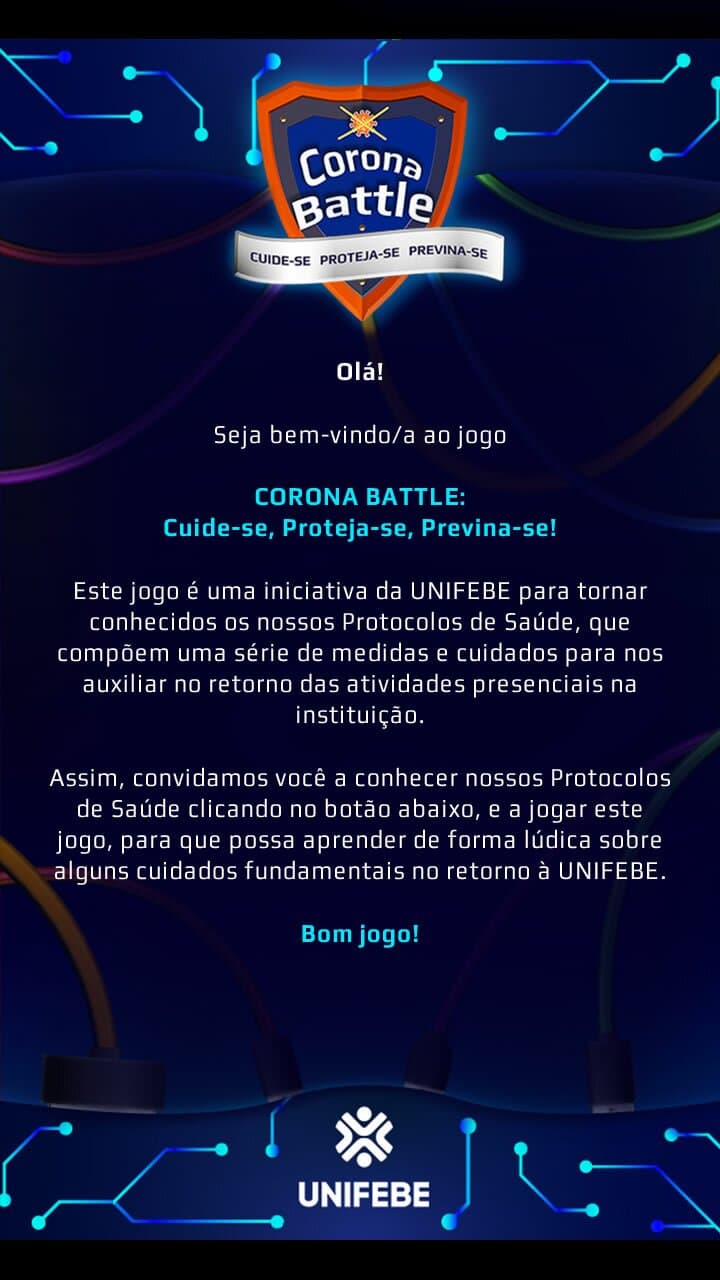 CORONA BATTLE: Cuide-se, Proteja-se, Previna-se! screenshot 2