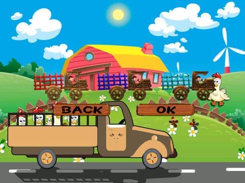 Chicken Farm - My Tiny Tractor Racing Game For Kids screenshot 3