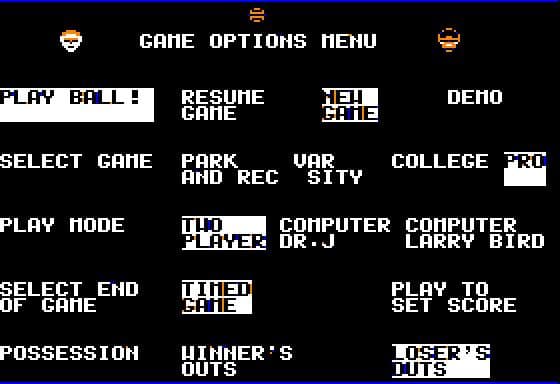 One on One: Dr. J vs. Larry Bird screenshot 5