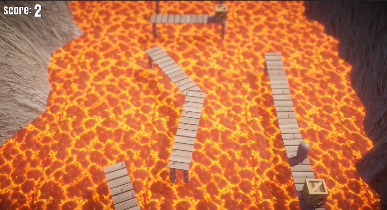 Lava Drop: The Cave Adventure (AI Generated Game) screenshot 2