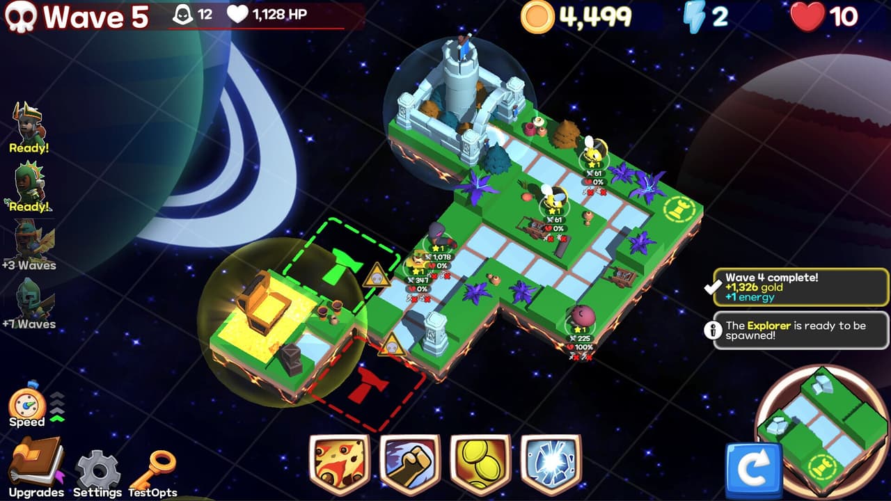 Monster Tiles TD screenshot 2