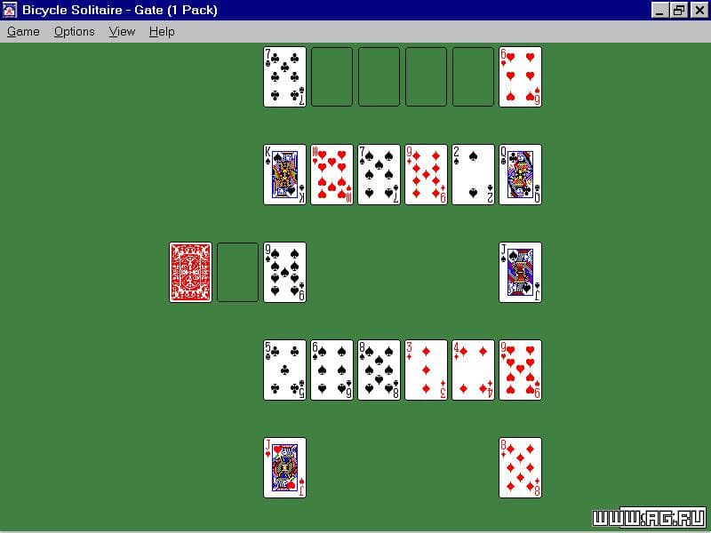 Bicycle Solitaire for Windows screenshot 2