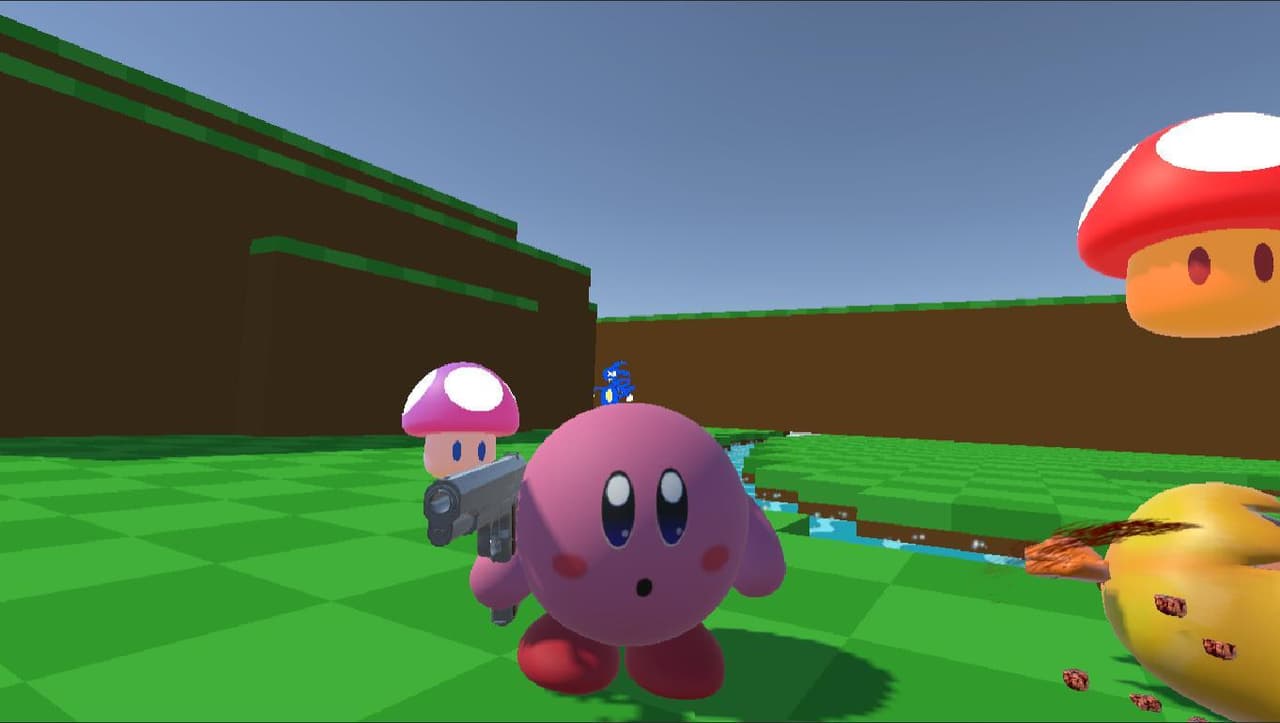 KirbyWithAGun screenshot 2