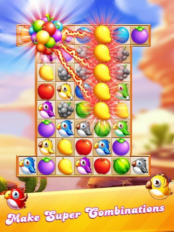 Fruits Garden & Pets - New Sweet Match 3 Blast screenshot 4