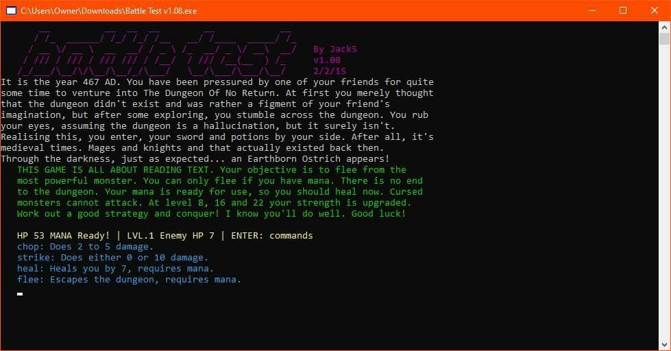 Battle Test screenshot 2