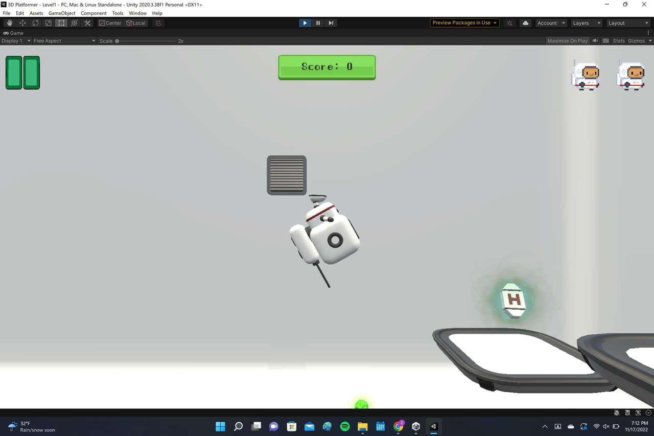 3D Platformer (mcken288) screenshot 2