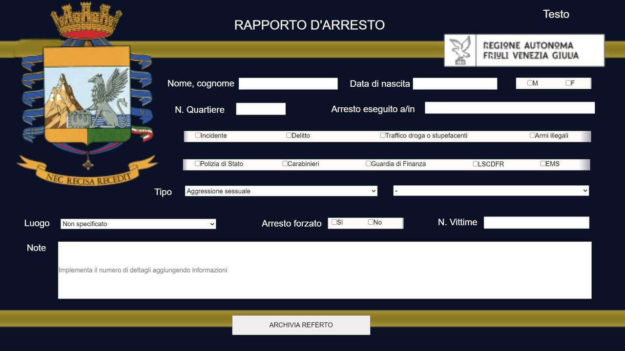 Simulatore computer polizia screenshot 2
