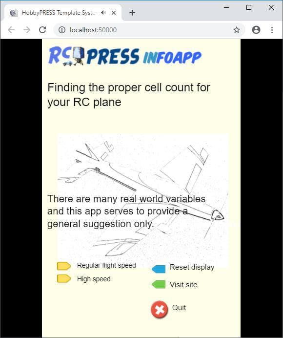Find the proper cell count for your RC Plane screenshot 3