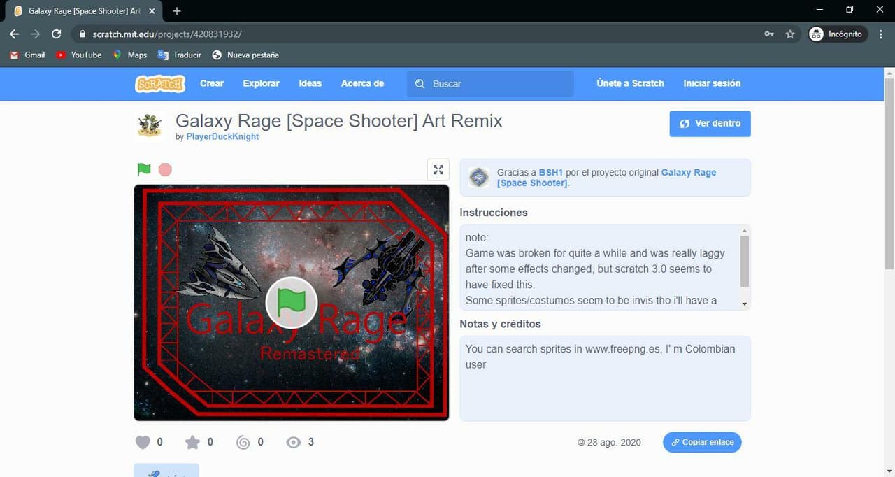 Galaxy Rage [Space Shooter] Art Remix