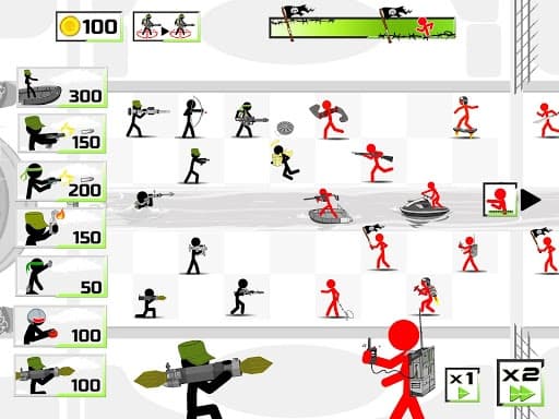 Stickman Army: The Defenders screenshot 2